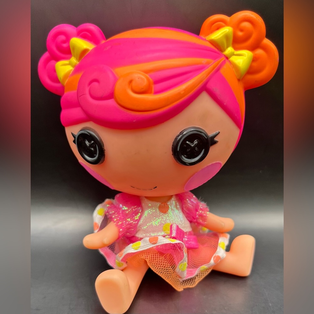 Lalaloopsy- Little Colorful Doll‎ w Pink/Orange Hair, 10-16, Lolly Candy Ribbon